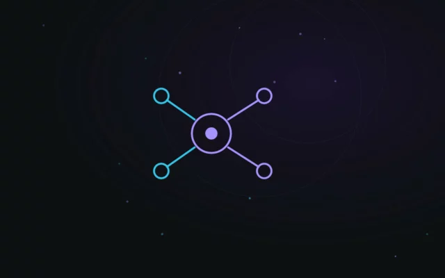 Illustration abstraite représentant un agent IA connecté à plusieurs outils via le Model Context Protocol