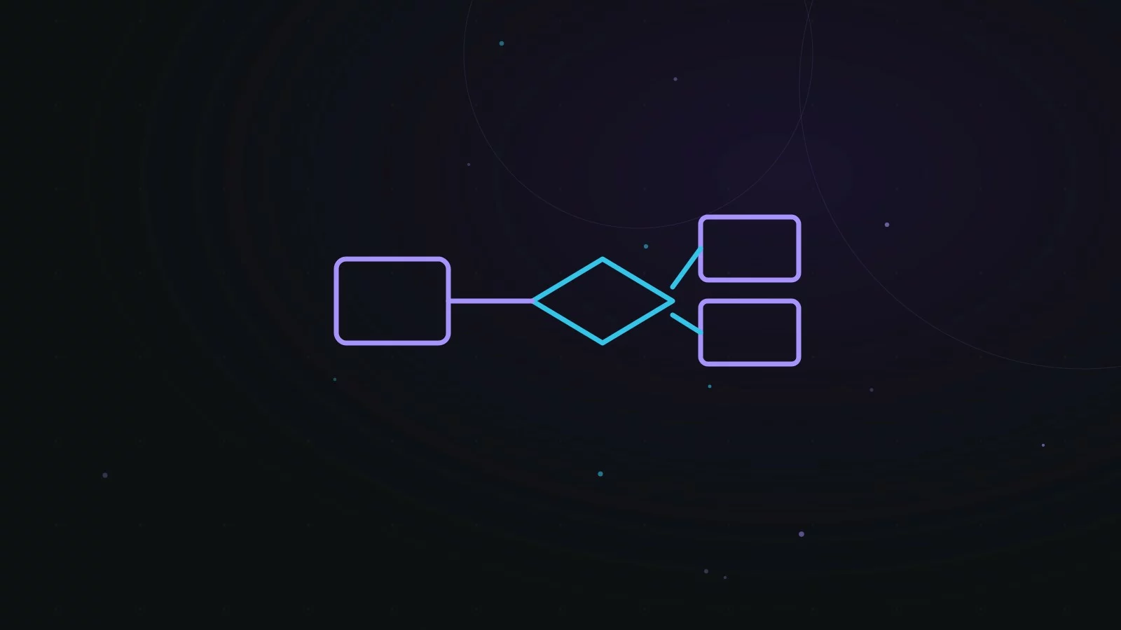 Illustration abstraite représentant Nginx comme proxy inverse entre deux services