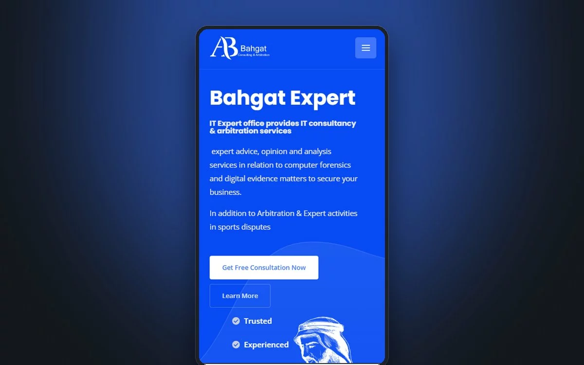 Aperçu du site Bahgat Expert