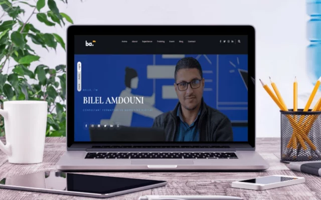 Aperçu du site Bilel Amdouni