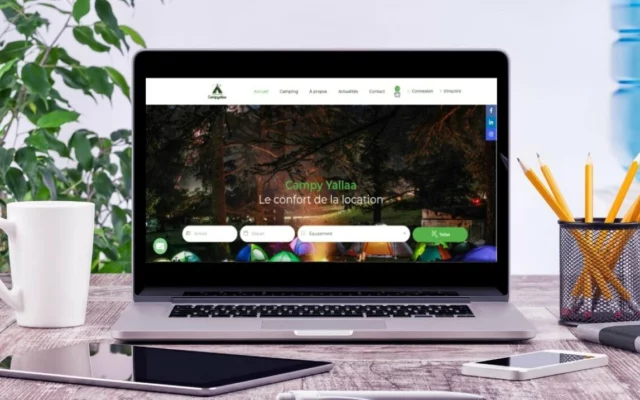 Aperçu du site Campy Yallaa