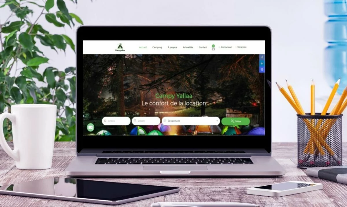 Aperçu du site Campy Yallaa
