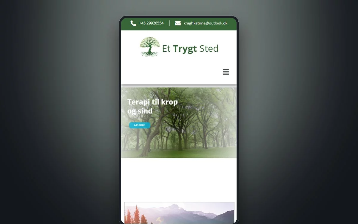 Aperçu du site Et Trygt Sted