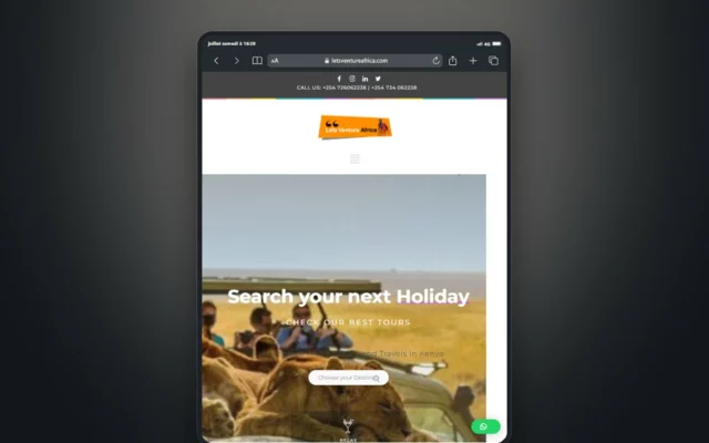 Aperçu du site Let's Venture Africa