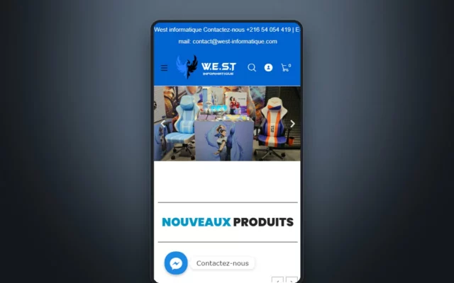 Aperçu du site West Informatique