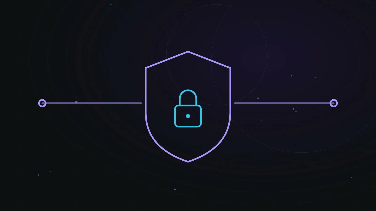 Illustration abstraite représentant la sécurité d'une API avec un bouclier et une clé
